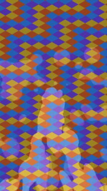 Benzersiz hareket grafikleri tasarım sanatına sahip yaratıcı film üretimi için özet bir arkaplan