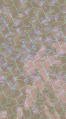 Lüks hareket projeleri için soyut tasarım stili animasyonu olan üst düzey dijital doku