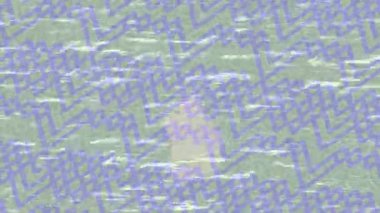 Benzersiz dijital animasyon tarzı grafikleri olan yaratıcı ortam tasarımı için yenilikçi hareket dokusu