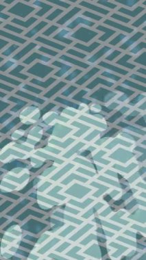 Benzersiz video giriş tasarımı projeleri için detaylı yüzey kalıbı film animasyon stili grafik girişi