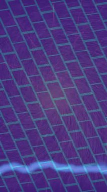 Soyut hareket desenli fütüristik video üretimi için dinamik dijital arkaplan