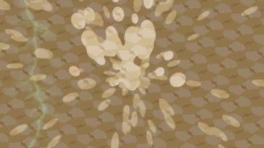 Benzersiz hareket grafikleri tasarım sanatına sahip yaratıcı film üretimi için özet bir arkaplan