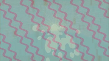 Benzersiz video giriş tasarımı projeleri için detaylı yüzey kalıbı film animasyon stili grafik girişi