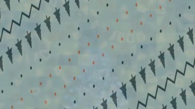 Yaratıcı video düzenleme film arkaplan tasarımı için minimalist organik hareket grafikleri