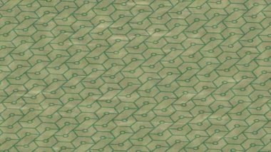 Benzersiz dijital animasyon tarzı grafikleri olan yaratıcı ortam tasarımı için yenilikçi hareket dokusu