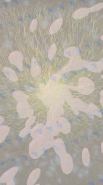 Soyut hareket desenli fütüristik video üretimi için dinamik dijital arkaplan