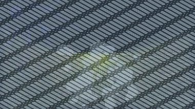 Benzersiz dijital animasyon tarzı grafikleri olan yaratıcı ortam tasarımı için yenilikçi hareket dokusu