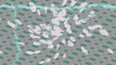 Organik desenli yüzey giriş stili video film sanatı ile soyut arkaplan tasarımı