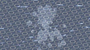 Benzersiz video giriş tasarımı projeleri için detaylı yüzey kalıbı film animasyon stili grafik girişi