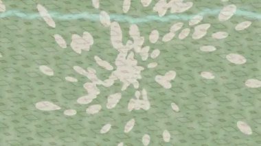 Soyut hareket desenli fütüristik video üretimi için dinamik dijital arkaplan