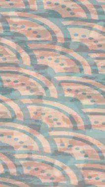 Benzersiz dijital animasyon tarzı grafikleri olan yaratıcı ortam tasarımı için yenilikçi hareket dokusu