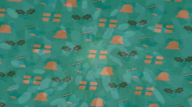 Organik desenli yüzey giriş stili video film sanatı ile soyut arkaplan tasarımı