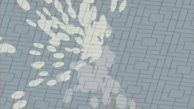 Profesyonel video projeleri sanat tarzı için organik hareketli arkaplan tasarımı