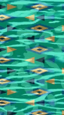 Soyut hareket desenli fütüristik video üretimi için dinamik dijital arkaplan