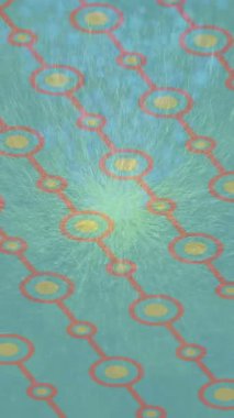 Lüks hareket projeleri için soyut tasarım stili animasyonu olan üst düzey dijital doku