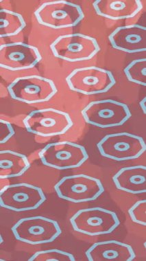 Soyut hareket desenli fütüristik video üretimi için dinamik dijital arkaplan