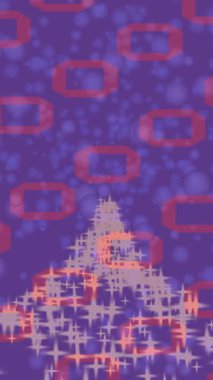 Benzersiz dijital animasyon tarzı grafikleri olan yaratıcı ortam tasarımı için yenilikçi hareket dokusu