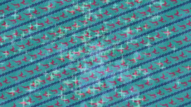 Dijital doku yüzey tasarım biçimi ile modern video animasyonu için gelişmiş hareket grafikleri