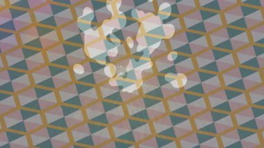 Soyut hareket desenli fütüristik video üretimi için dinamik dijital arkaplan