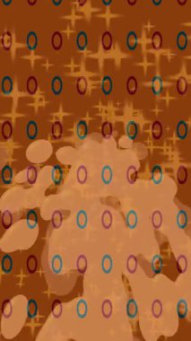 Dijital doku yüzey tasarım biçimi ile modern video animasyonu için gelişmiş hareket grafikleri