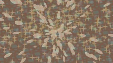 Soyut hareket desenli fütüristik video üretimi için dinamik dijital arkaplan