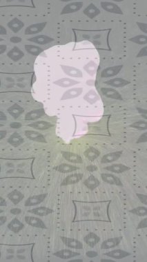 Benzersiz video giriş tasarımı projeleri için detaylı yüzey kalıbı film animasyon stili grafik girişi