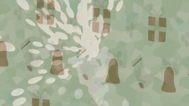 Dijital doku yüzey tasarım biçimi ile modern video animasyonu için gelişmiş hareket grafikleri