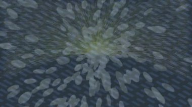 Soyut hareket desenli fütüristik video üretimi için dinamik dijital arkaplan