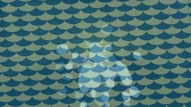 Benzersiz hareket grafikleri tasarım sanatına sahip yaratıcı film üretimi için özet bir arkaplan