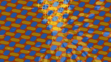 Estetik doku arkaplan tasarımı renkli hareket grafikleri ile moda film giriş profosyoneli