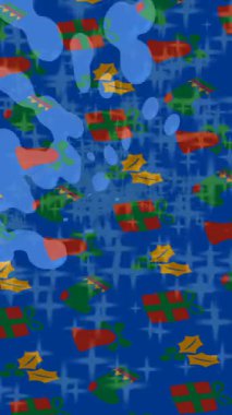 Organik desenli yüzey giriş stili video film sanatı ile soyut arkaplan tasarımı