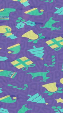 Lüks hareket projeleri için soyut tasarım stili animasyonu olan üst düzey dijital doku