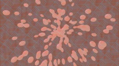 Dijital doku yüzey tasarım biçimi ile modern video animasyonu için gelişmiş hareket grafikleri