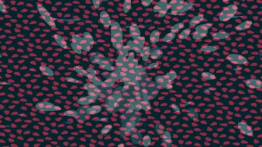 Benzersiz dijital animasyon tarzı grafikleri olan yaratıcı ortam tasarımı için yenilikçi hareket dokusu