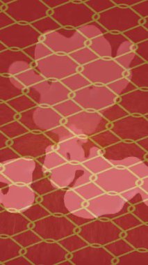 Benzersiz dijital animasyon tarzı grafikleri olan yaratıcı ortam tasarımı için yenilikçi hareket dokusu