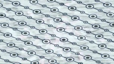 Dijital doku yüzey tasarım biçimi ile modern video animasyonu için gelişmiş hareket grafikleri