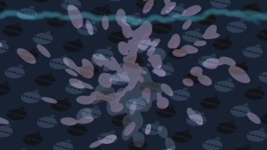 Yaratıcı video düzenleme film arkaplan tasarımı için minimalist organik hareket grafikleri