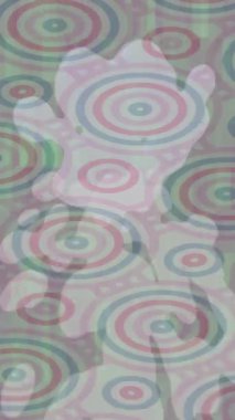 Benzersiz hareket dokusu tasarım sanatı ile profesyonel video düzenleme için modern soyut grafikler