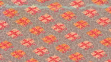 Dijital doku yüzey tasarım biçimi ile modern video animasyonu için gelişmiş hareket grafikleri