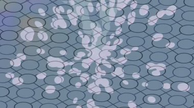 Modern medya üretimi için fütüristik dijital soyut doku sinematik tarz hareketli grafik ögesi