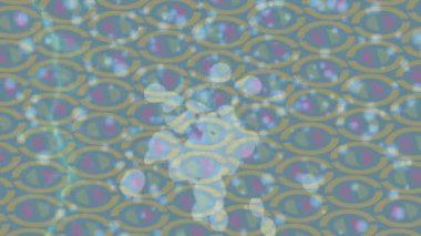 Benzersiz hareket dokusu tasarım sanatı ile profesyonel video düzenleme için modern soyut grafikler