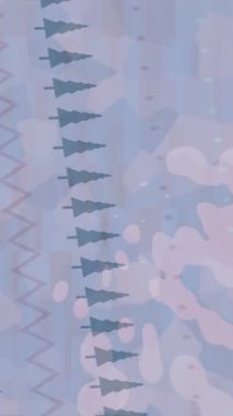 Benzersiz dijital animasyon tarzı grafikleri olan yaratıcı ortam tasarımı için yenilikçi hareket dokusu