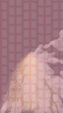 Modern medya üretimi için fütüristik dijital soyut doku sinematik tarz hareketli grafik ögesi