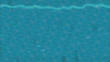 Soyut hareket desenli fütüristik video üretimi için dinamik dijital arkaplan