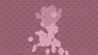 Benzersiz hareket dokusu tasarım sanatı ile profesyonel video düzenleme için modern soyut grafikler