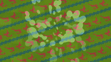 Dijital doku yüzey tasarım biçimi ile modern video animasyonu için gelişmiş hareket grafikleri