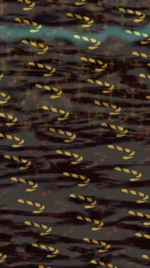 Soyut hareket desenli fütüristik video üretimi için dinamik dijital arkaplan