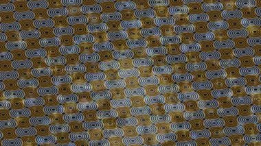 Soyut hareket desenli fütüristik video üretimi için dinamik dijital arkaplan