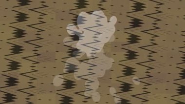 Benzersiz dijital animasyon tarzı grafikleri olan yaratıcı ortam tasarımı için yenilikçi hareket dokusu