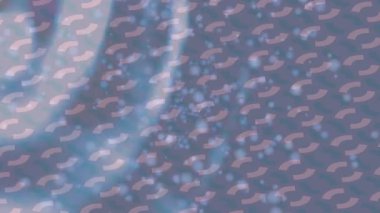 Benzersiz dijital animasyon tarzı grafikleri olan yaratıcı ortam tasarımı için yenilikçi hareket dokusu